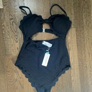 One Piece Black Bathing Suit